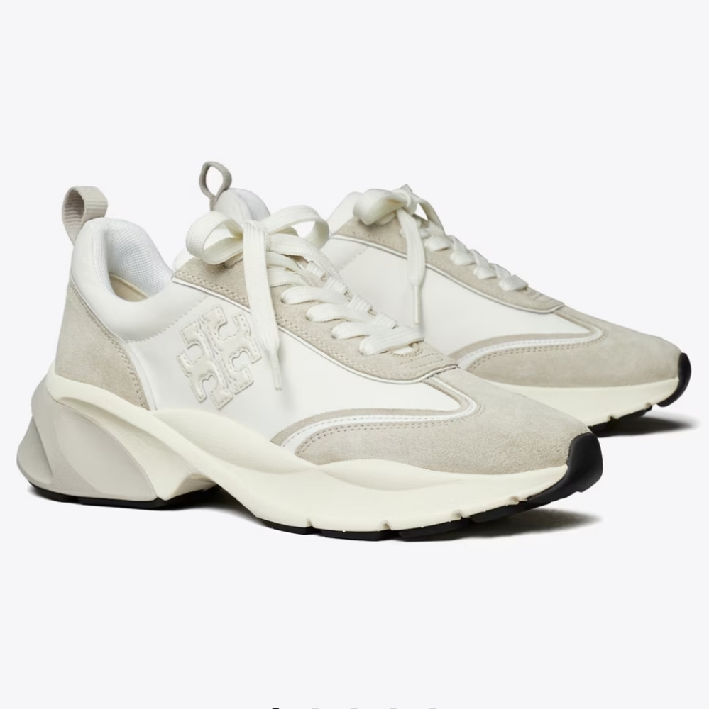 Tory Burch Good Luck Trainer Sneakers Tory Burch White Good Luck Sneakers